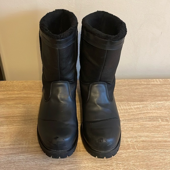 Men’s KHOMBU Black Winter Boots - Picture 1 of 8